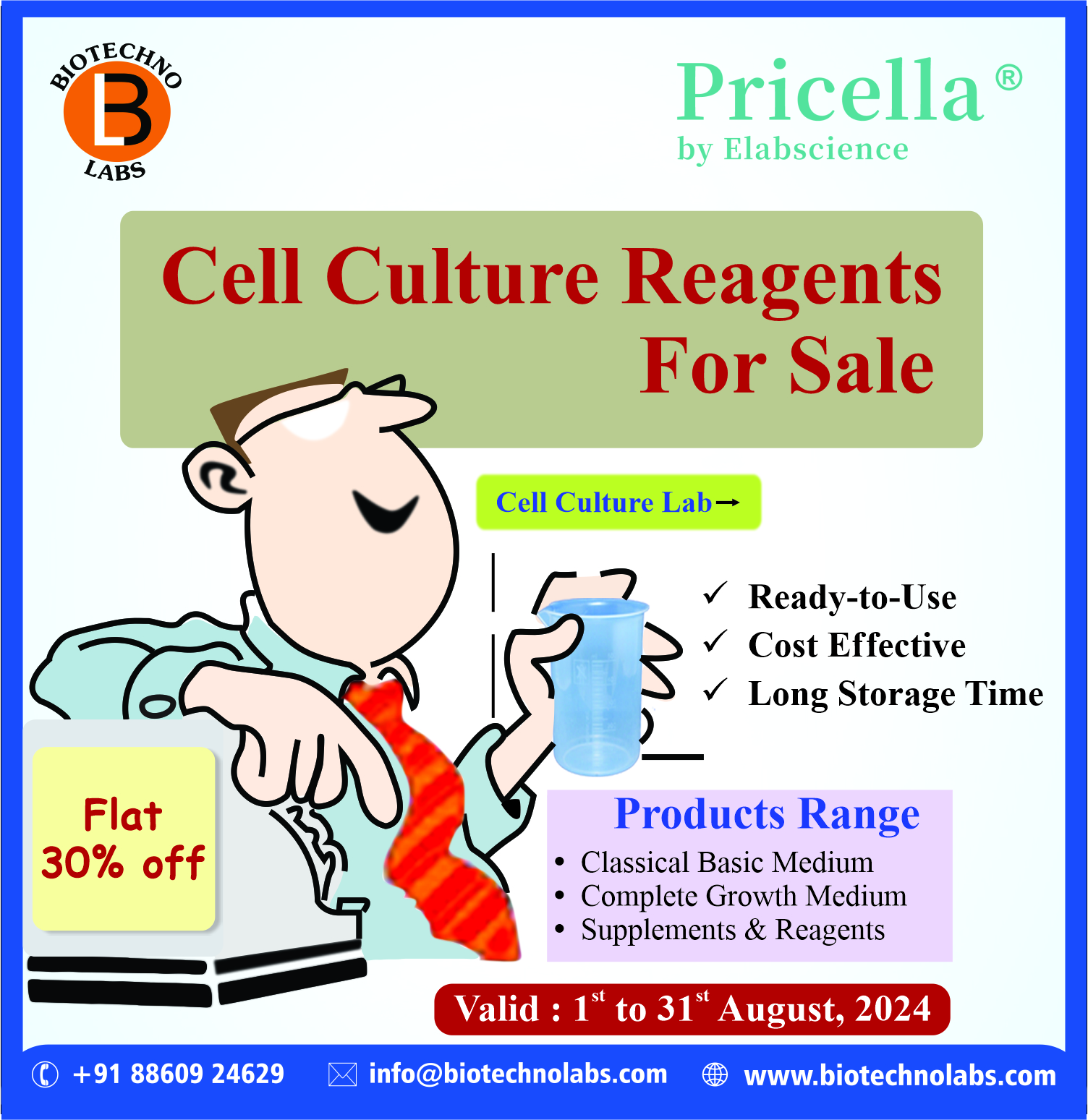 Boost Your Research: Flat 30% Off on Cell Culture Products!