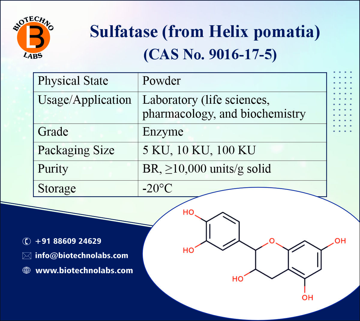 BTL Biotechno Labs – Your Trusted Supplier of Sulfatase (from Helix pomatia)