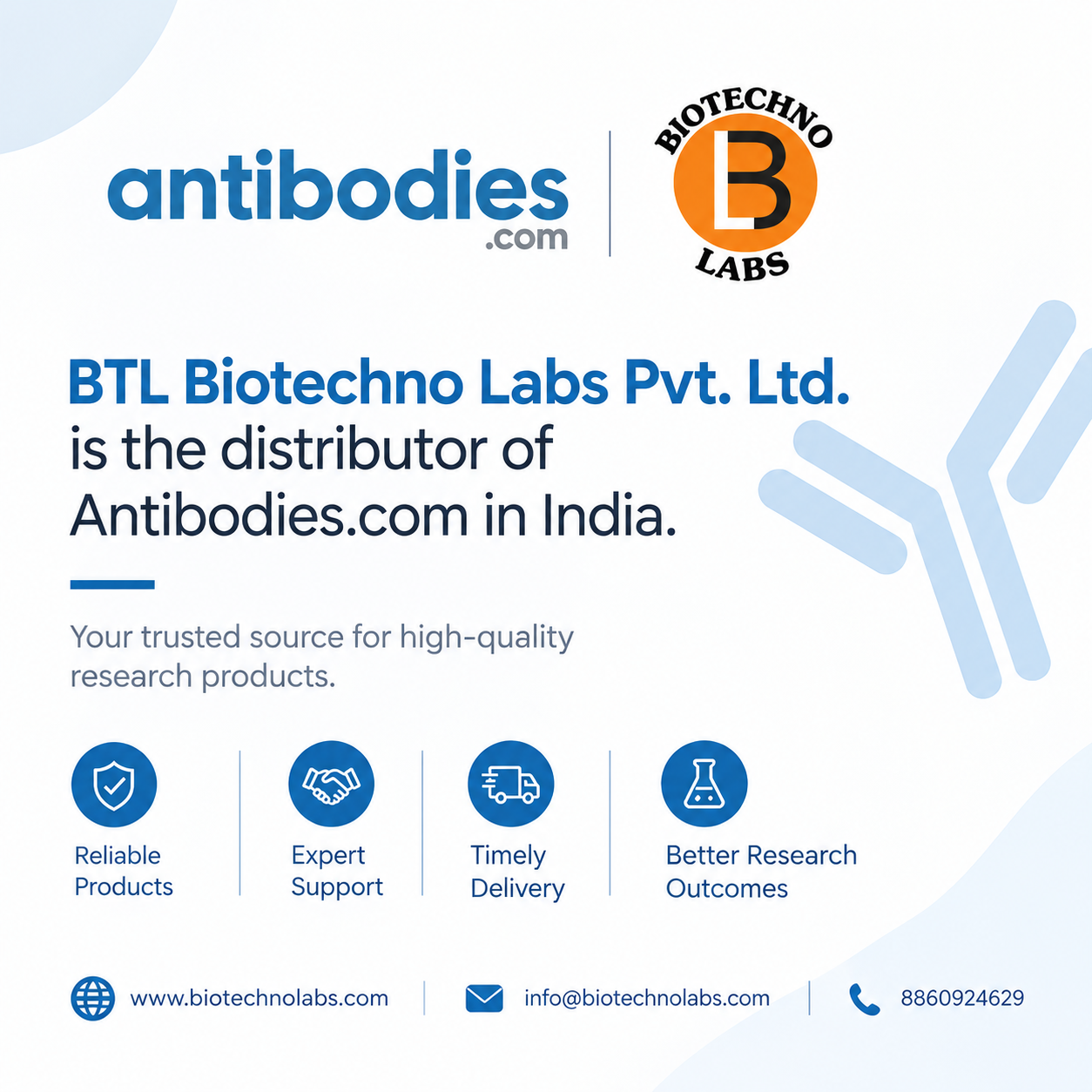 BTL Biotechno Labs Pvt. Ltd. – Distributor of Antibodies.com in India: Research Antibodies, Proteins, ELISA Kits & Assay Solutions