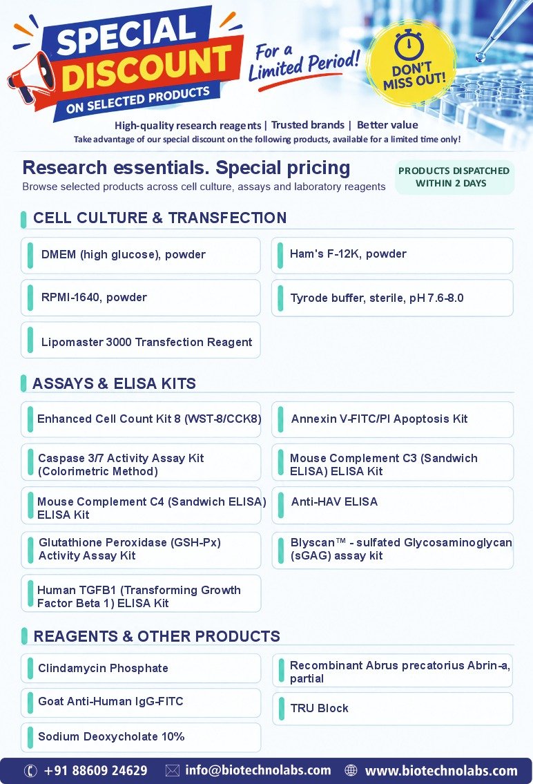 🔬 Special Limited-Time Discount on Research Essentials