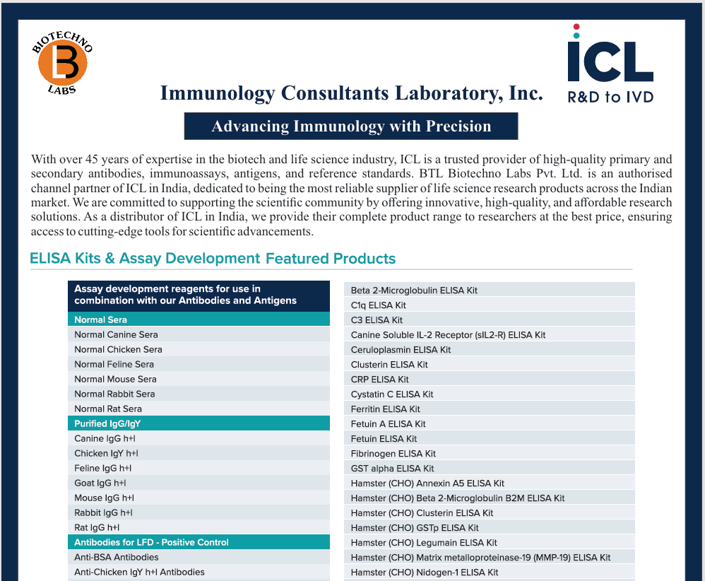 Immunology Consultants Laboratory, Inc.  Advancing Immunology with Precision