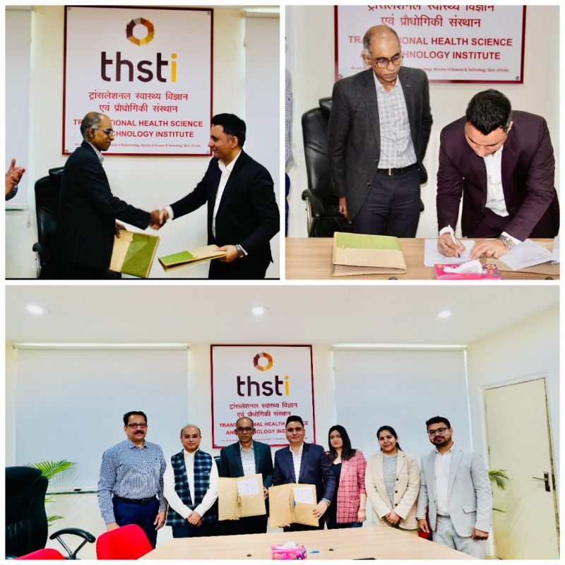 BTL Biotechno Labs Pvt. Ltd. Signs MoU with THSTI