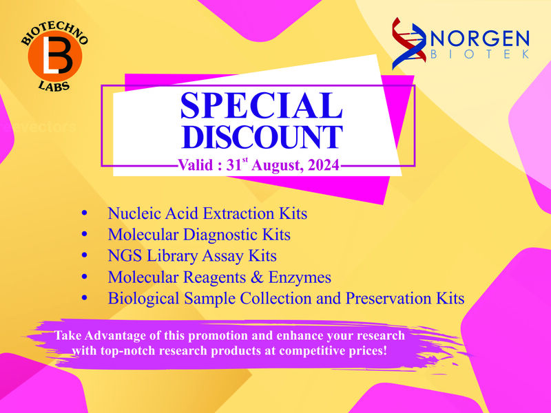Special Discount on Norgen Biotek Products