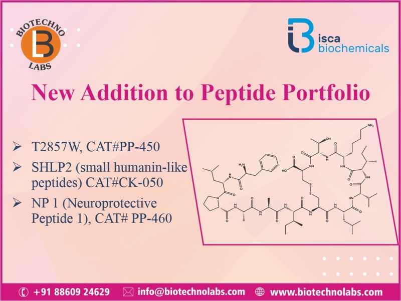New Addition to Peptide Portfolio