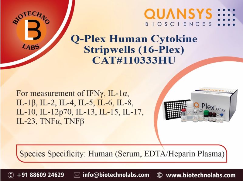 Q-Plex Human Cytokine Stripwells (16-Plex)