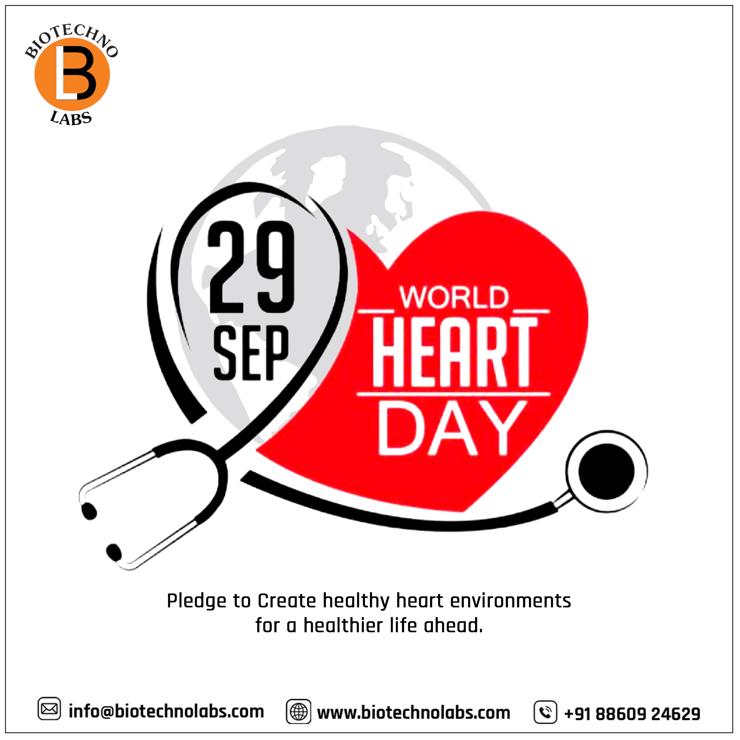 Biotechno Labs wishes everyone "World Heart Day".