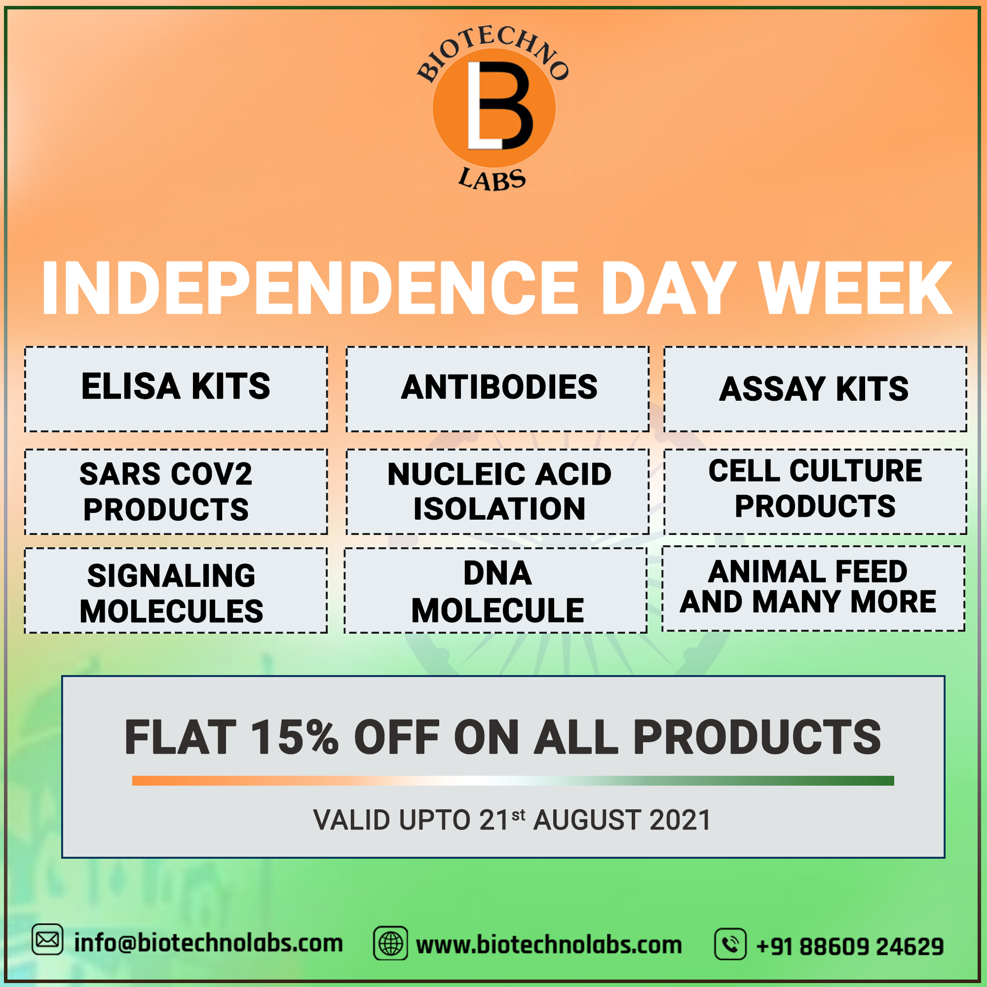Biotechno Labs is celebrating Independence day week