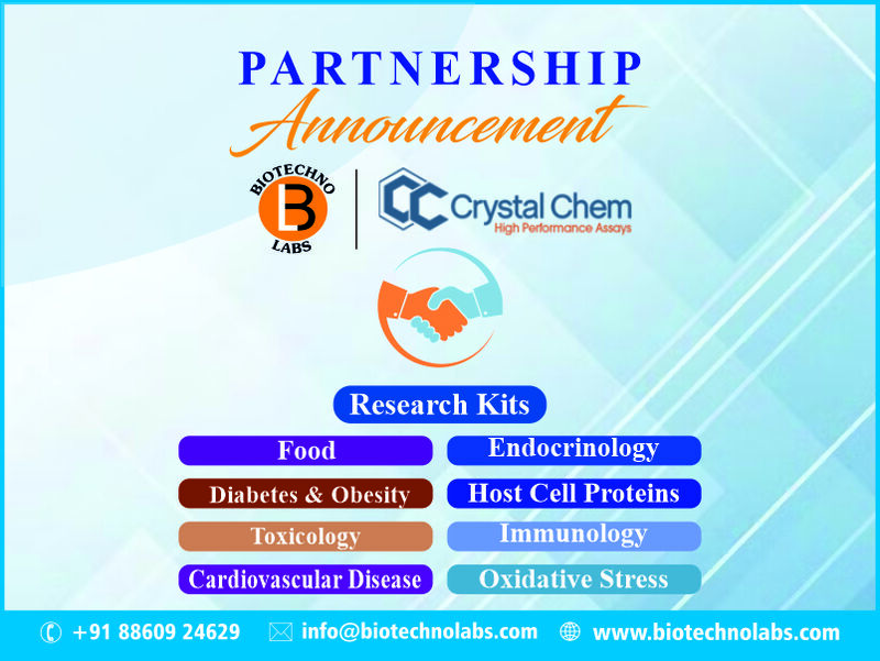 Partnership Announcement: Crystal Chem & BTL Biotechno Labs Pvt Ltd