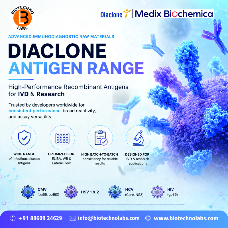 BTL Biotechno Labs Pvt Ltd- a Leadind supplier of Diaclone a Part of Medix Biochemica in India