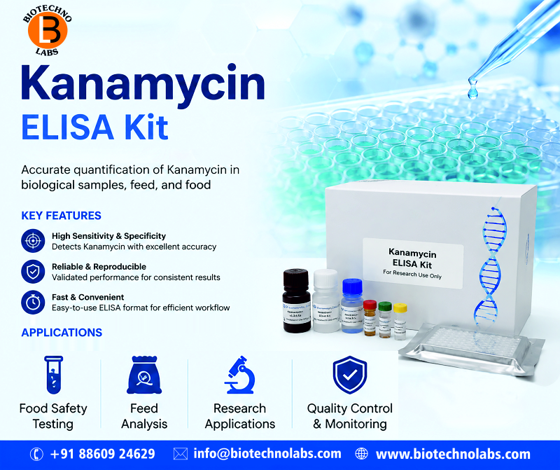 🔬Leading Suppler of Kenamycin ELISA Kit in India|BTL Biotechno Labs Pvt Ltd