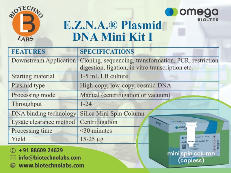 E.Z.N.A. Plasmid DNA Mini Kit I