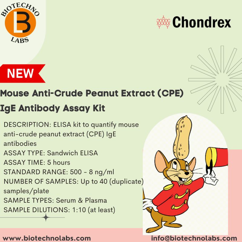 Mouse Anti-Crude Peanut Extract IgE Antibody Assay Kit